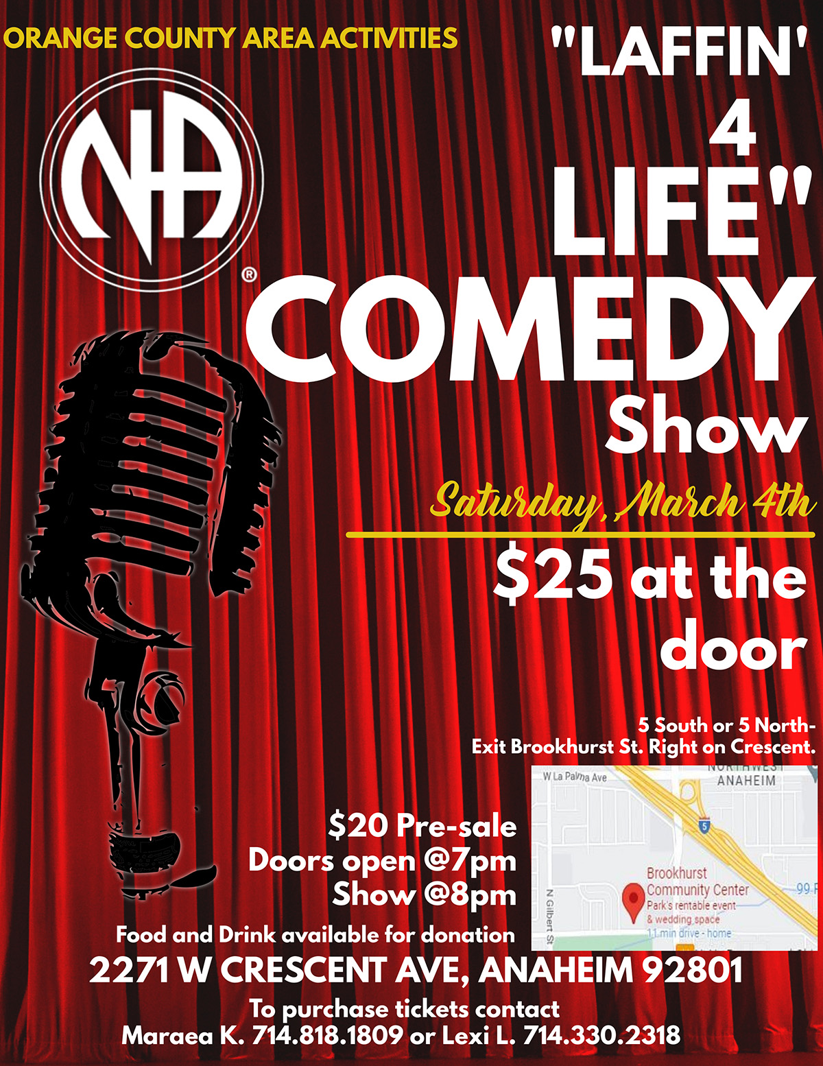 OC NA Comedy Show